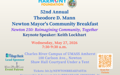 We can’t wait to see you at the 52nd  Annual Mayor’s Community Breakfast Wed., May 27, 2026